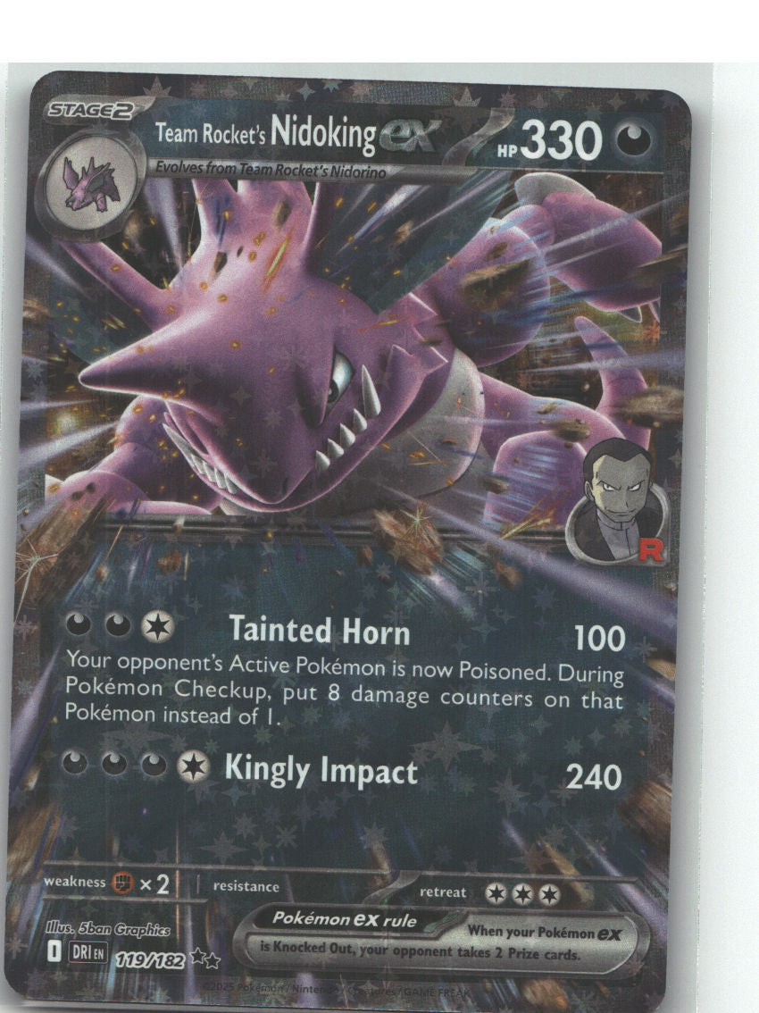 Team Rocket's Nidoking ex - 119/182