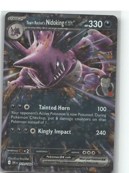 Team Rocket's Nidoking ex - 119/182