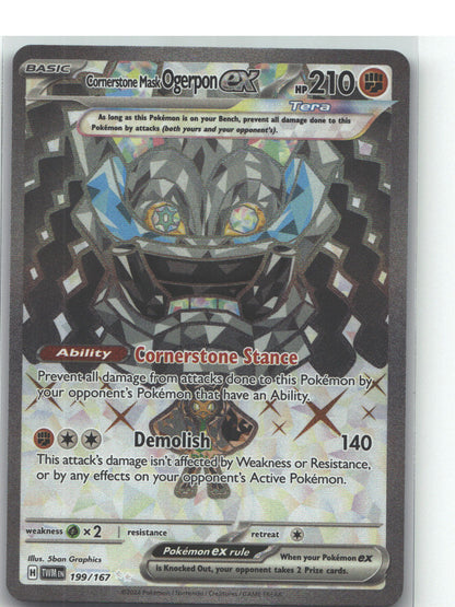 Cornerstone Mask Ogerpon ex - 199/167