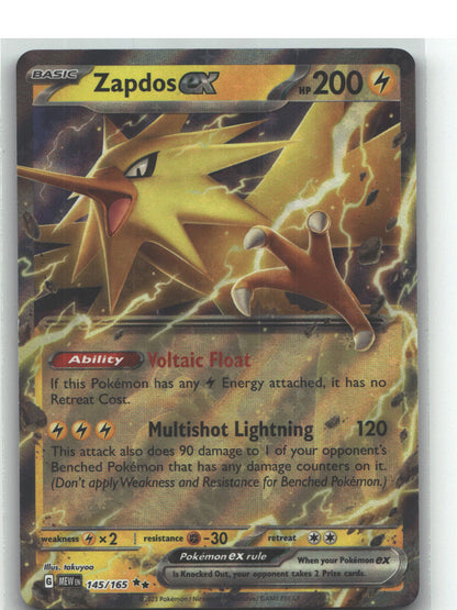 Zapdos ex - 145/165