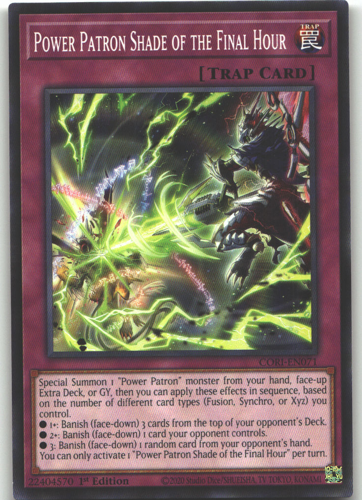 Power Patron Shade of the Final Hour