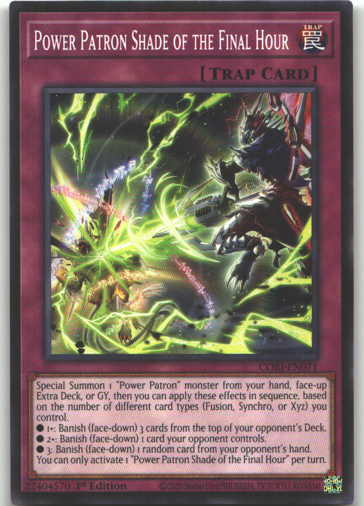 Power Patron Shade of the Final Hour