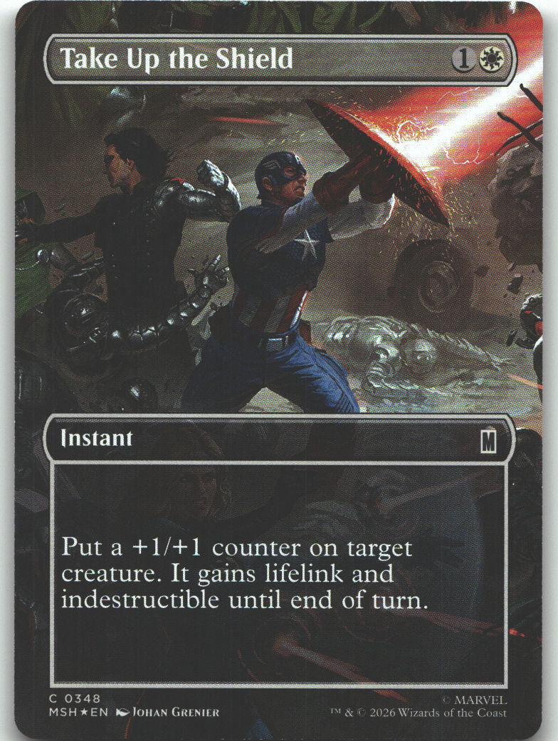 Take Up the Shield (Borderless)