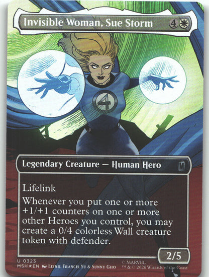 Invisible Woman, Sue Storm (Borderless)