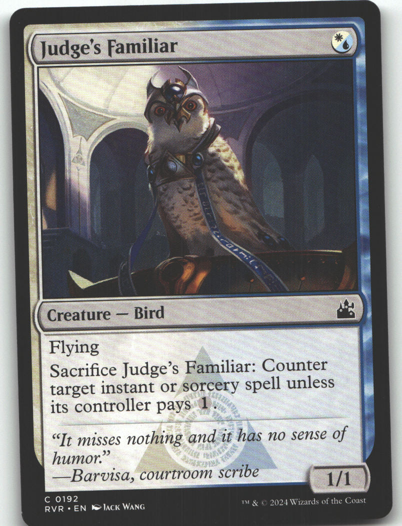 Judge's Familiar