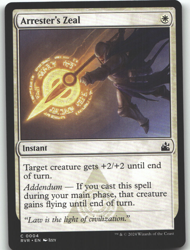 Arrester's Zeal