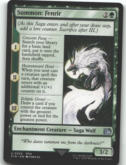 Summon: Fenrir