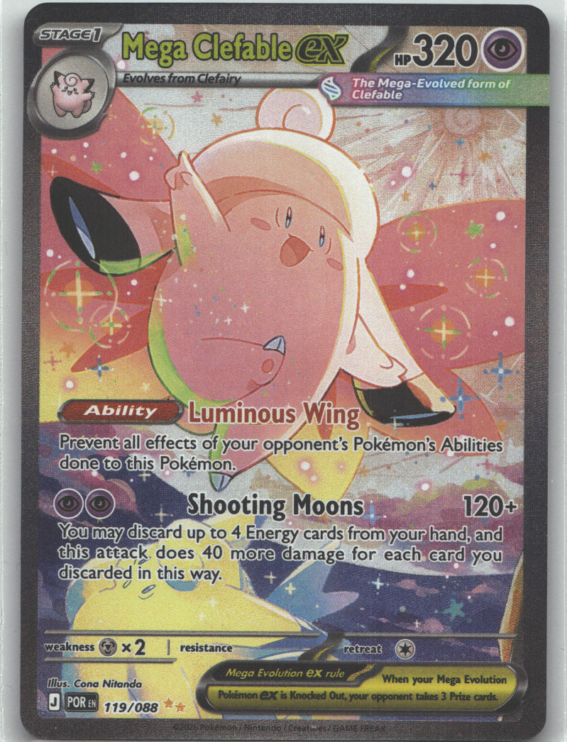 Mega Clefable ex - 119/088