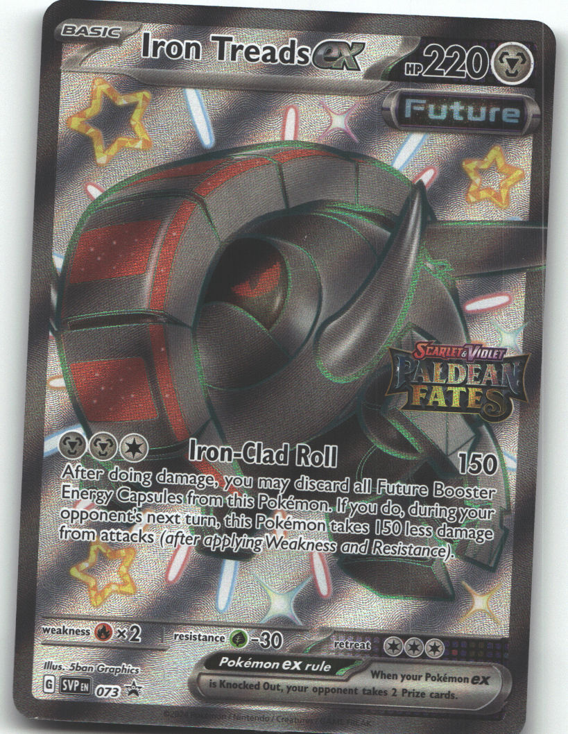 Iron Treads ex - 073 (Paldean Fates Stamped)