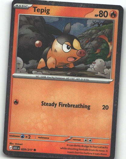 Tepig - 029/217 (Cosmos Holo)