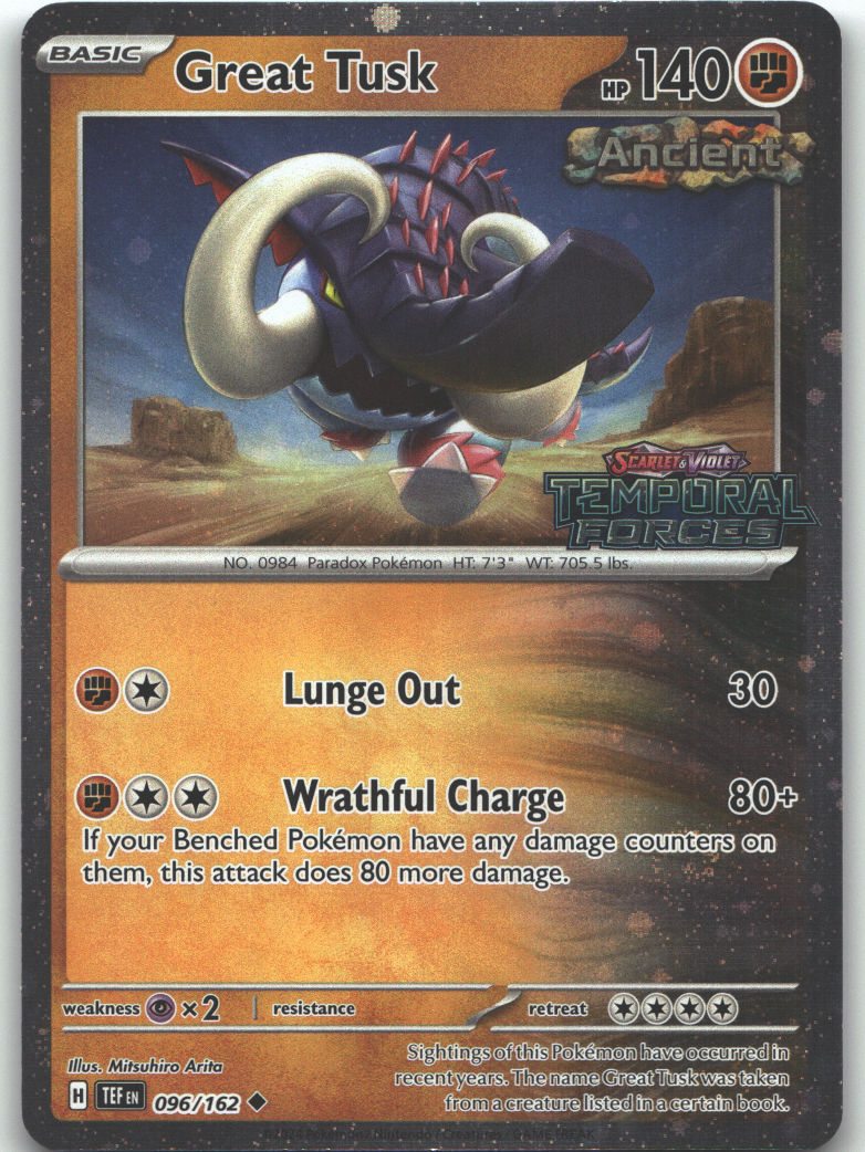 Great Tusk - 096/162 (Temporal Forces Stamped)