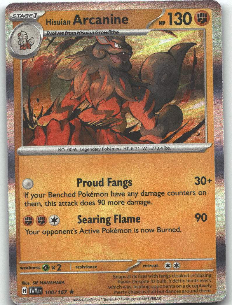 Hisuian Arcanine