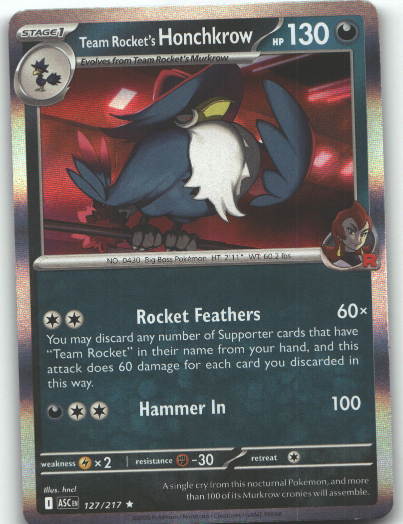Team Rocket's Honchkrow