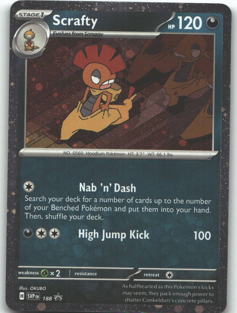Scrafty - 188 (Cosmos Holo)