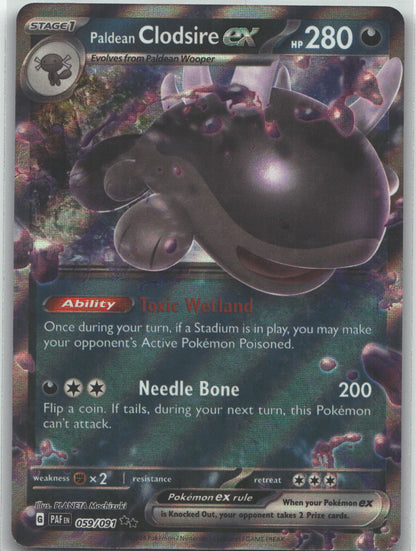 Paldean Clodsire ex - 059/091