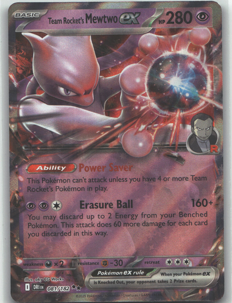 Team Rocket's Mewtwo ex - 081/182