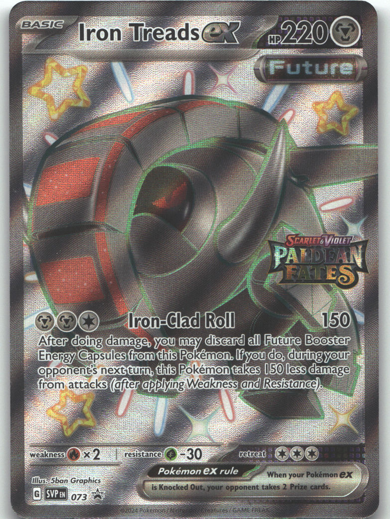 Iron Treads ex - 073 (Paldean Fates Stamped)