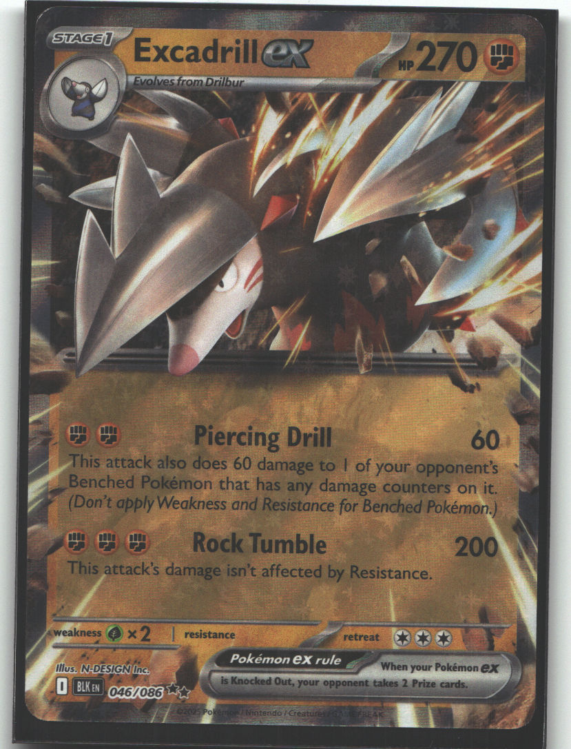 Excadrill ex | Near Mint / English / Holofoil