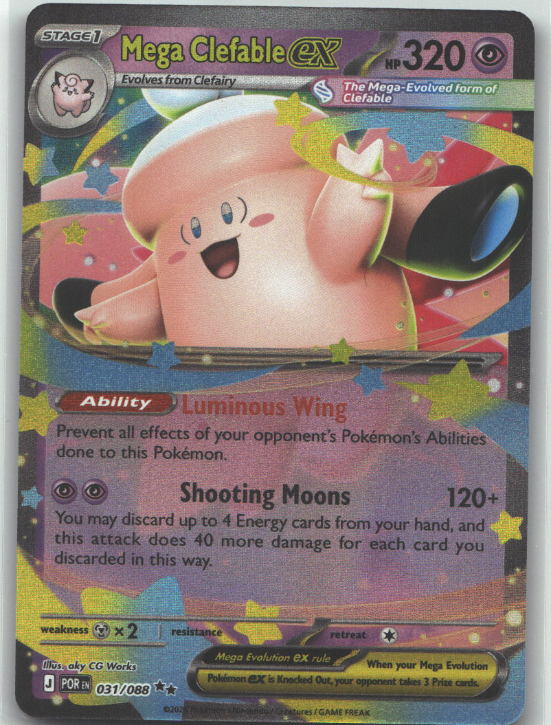 Mega Clefable ex - 031/088