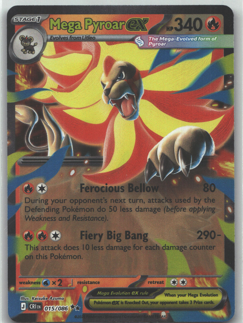 Mega Pyroar ex - 015/086