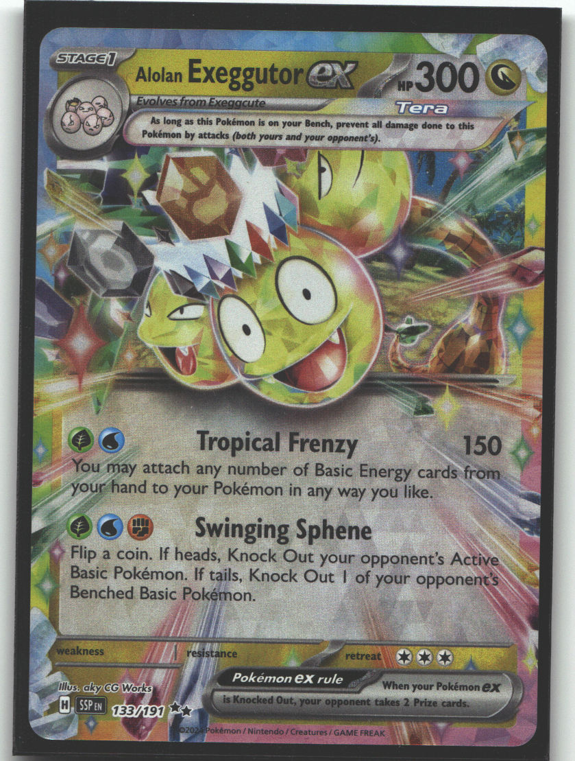 Alolan Exeggutor ex - 133/191