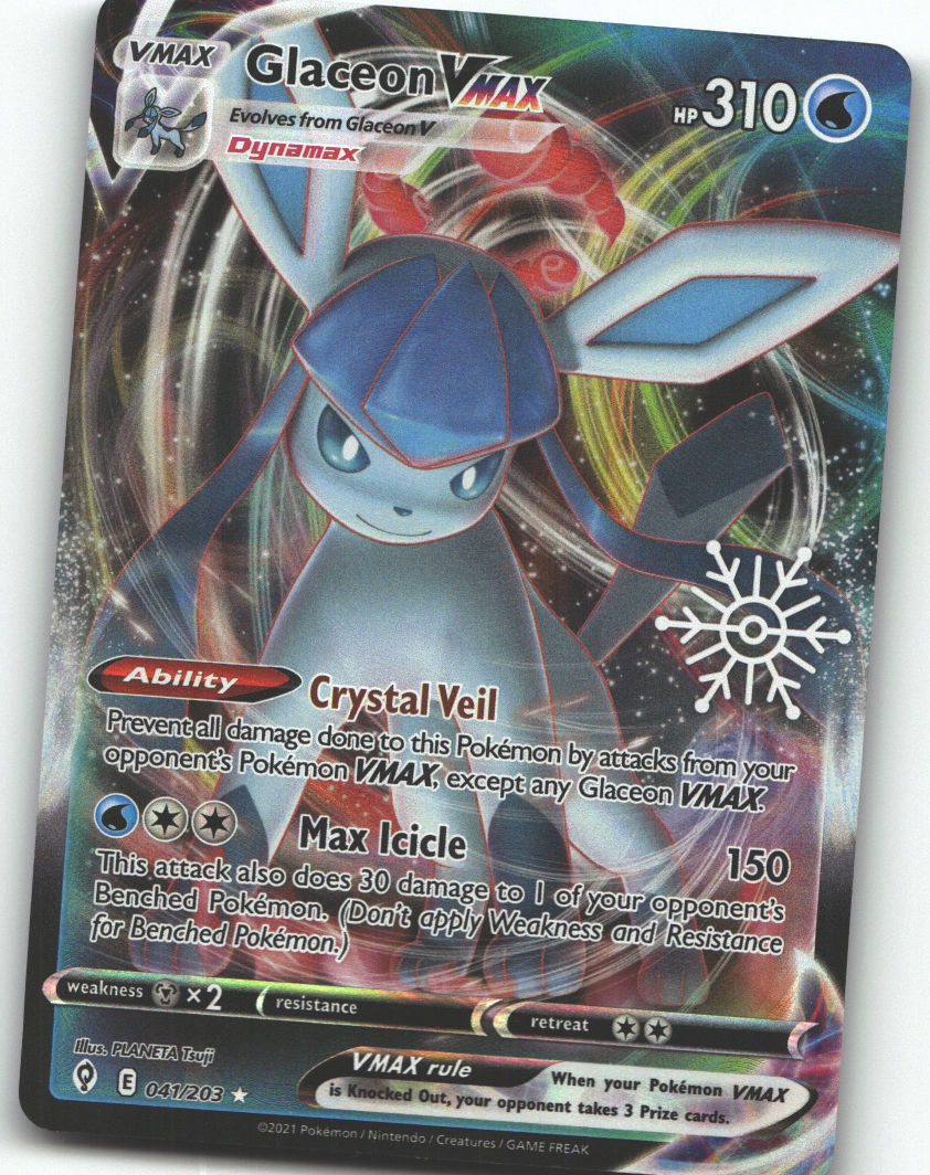 Glaceon VMAX - 041/203 (Holiday Calendar)
