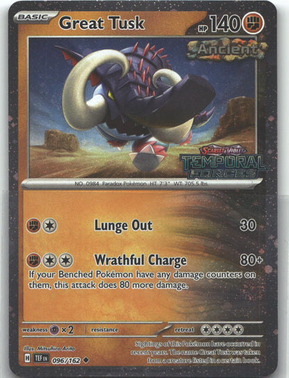 Great Tusk - 096/162 (Temporal Forces Stamped)