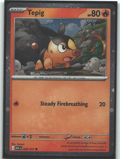Tepig - 029/217 (Cosmos Holo)