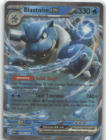 Blastoise ex - 009/165