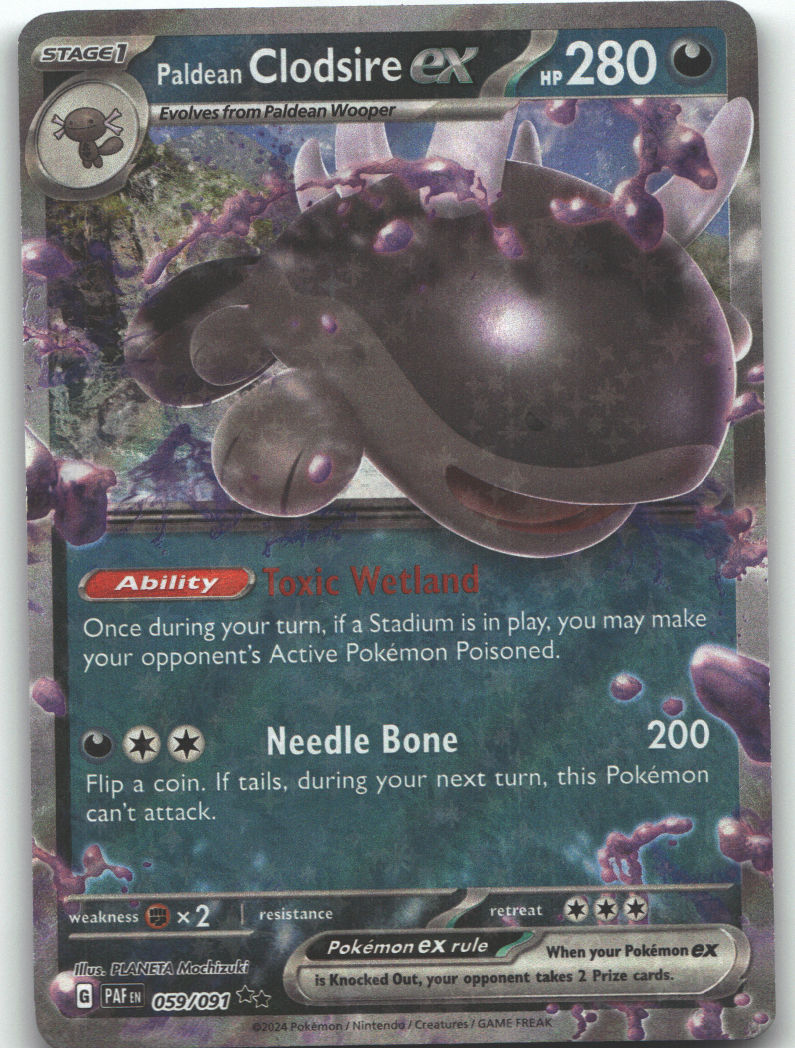 Paldean Clodsire ex - 059/091