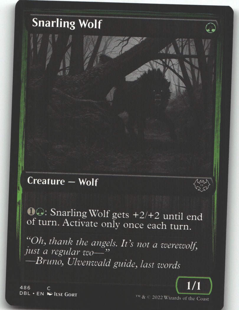 Snarling Wolf (486)