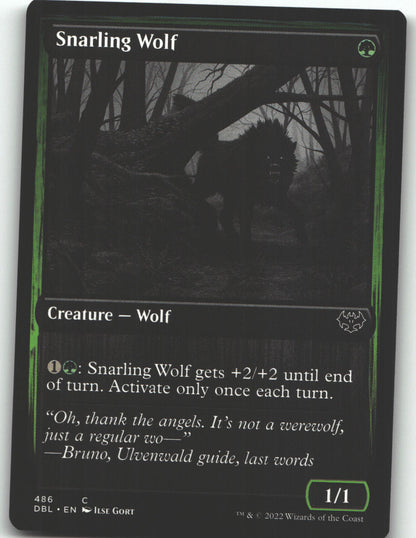 Snarling Wolf (486)