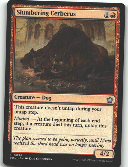 Slumbering Cerberus