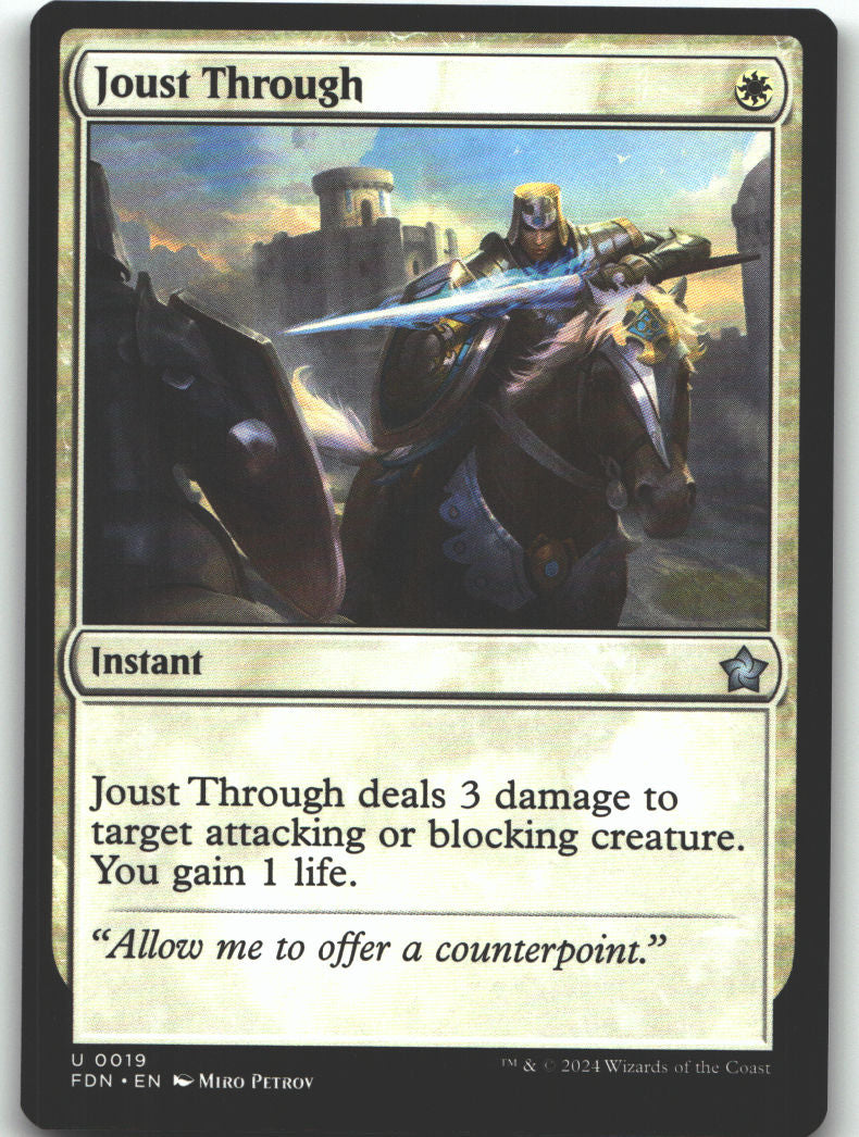 Joust Through