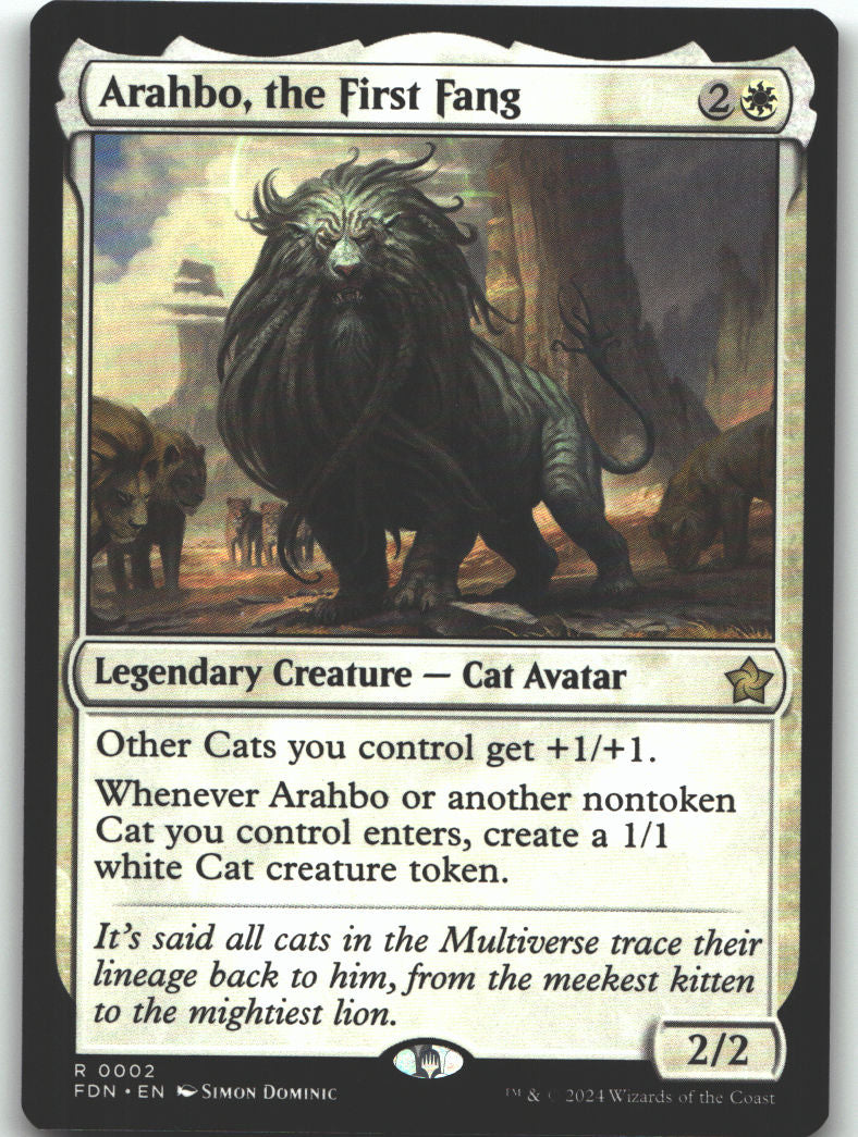 Arahbo, the First Fang