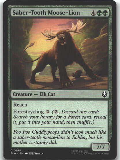 Saber-Tooth Moose-Lion