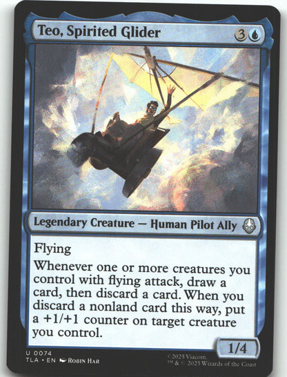 Teo, Spirited Glider
