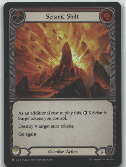 Seismic Shift (Red)