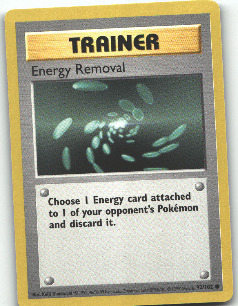 Energy Removal