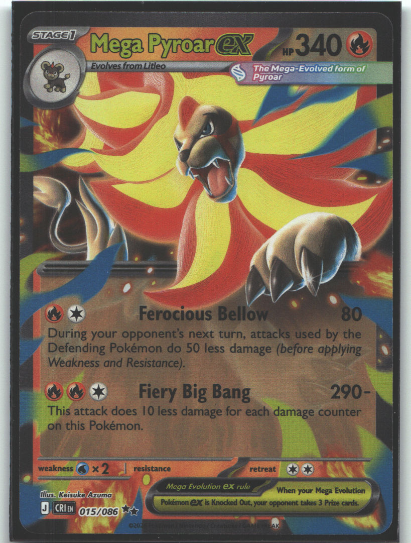 Mega Pyroar ex - 015/086