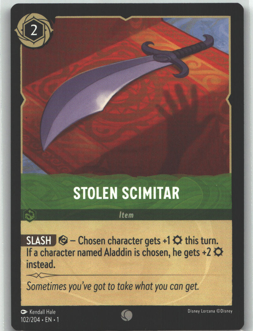 Stolen Scimitar