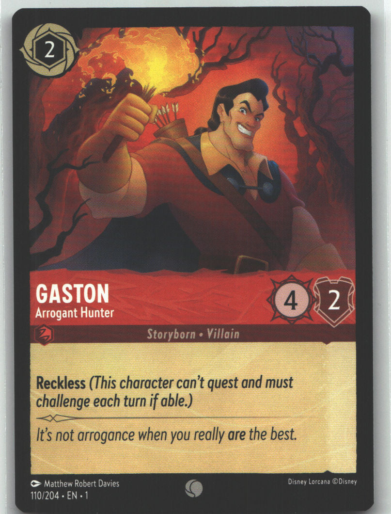 Gaston - Arrogant Hunter