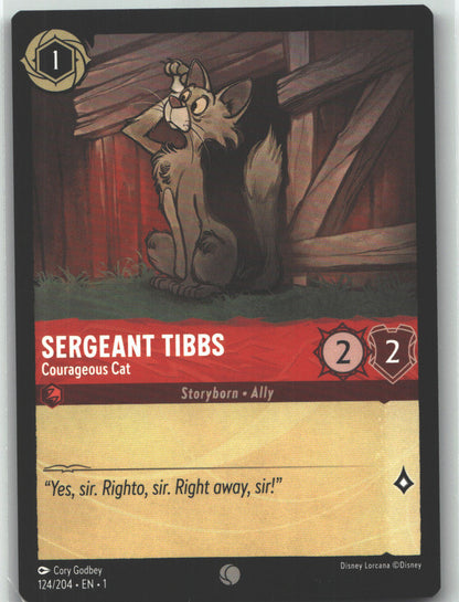 Sergeant Tibbs - Courageous Cat