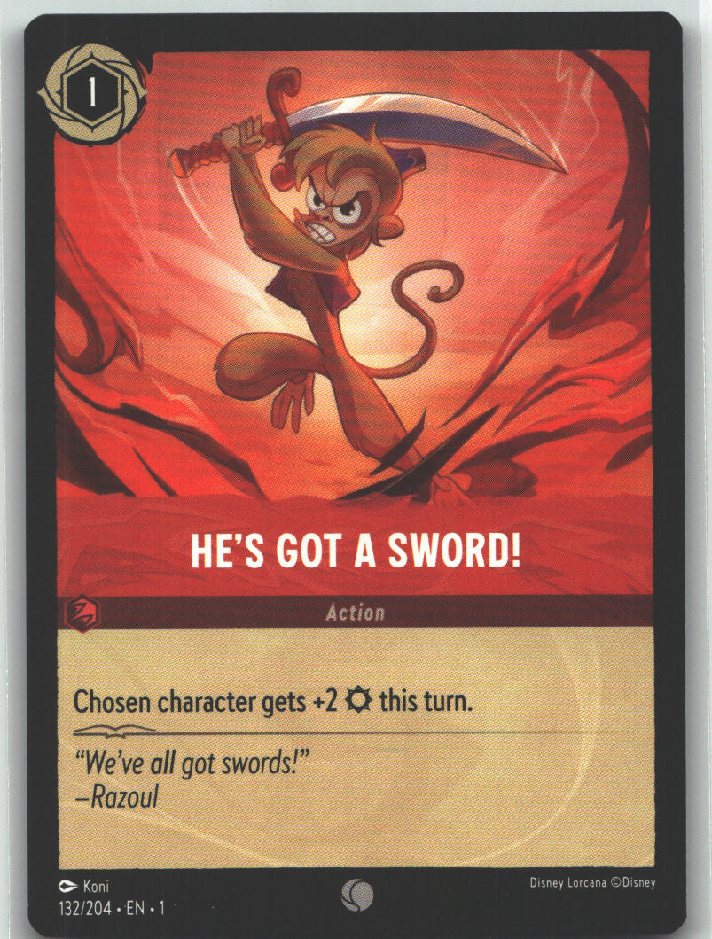 He's Got A Sword!