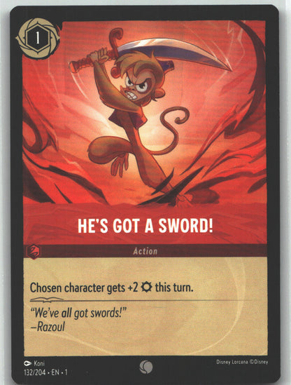 He's Got A Sword!