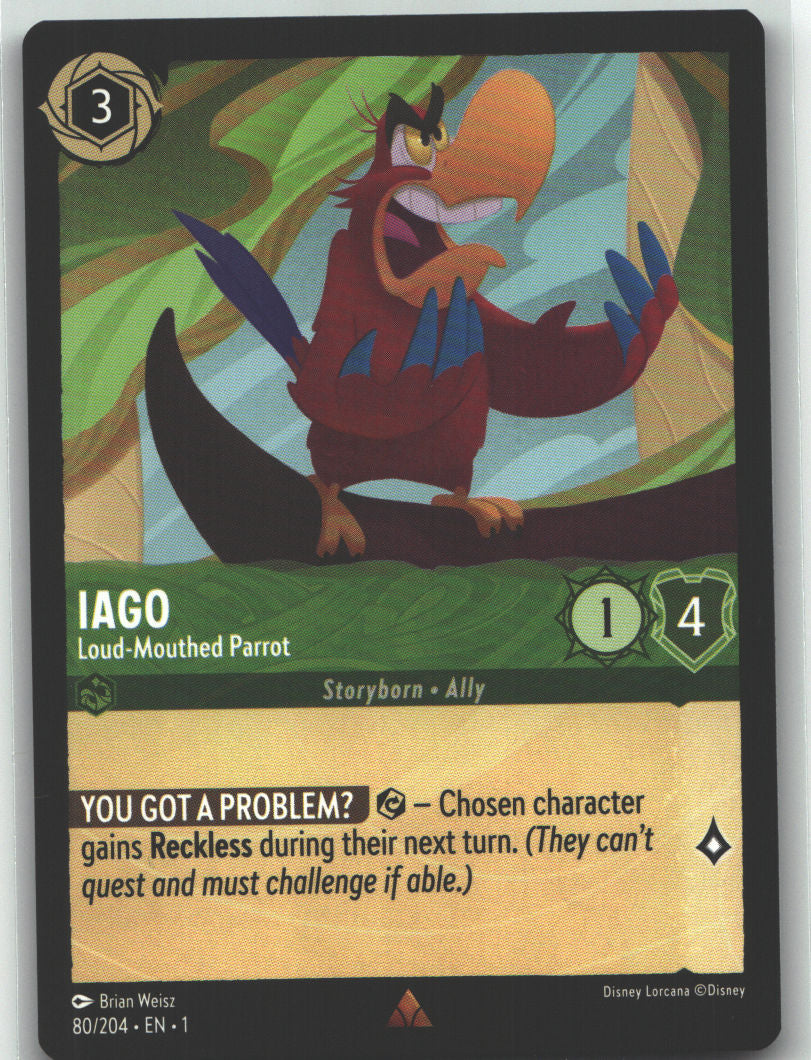 Iago - Loud-Mouthed Parrot