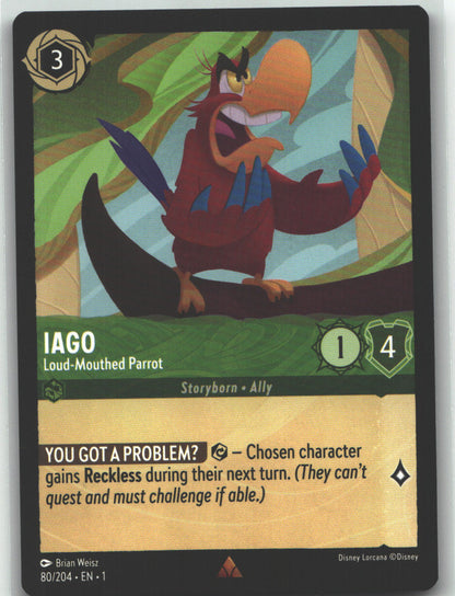 Iago - Loud-Mouthed Parrot