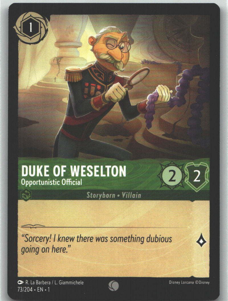 Duke of Weselton - Opportunistic Official