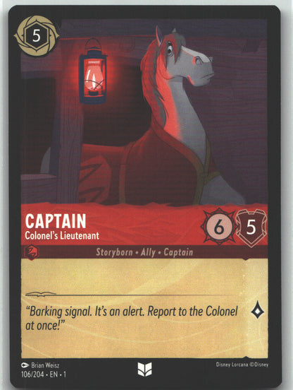 Captain - Colonel's Lieutenant