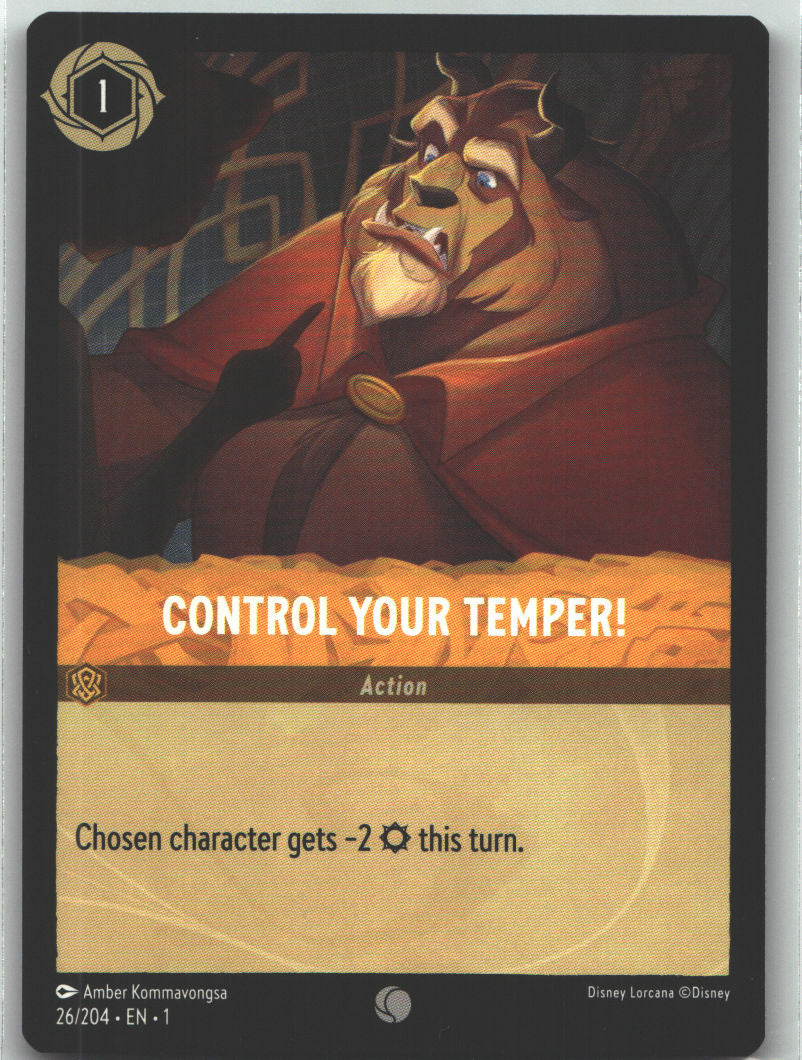 Control Your Temper!